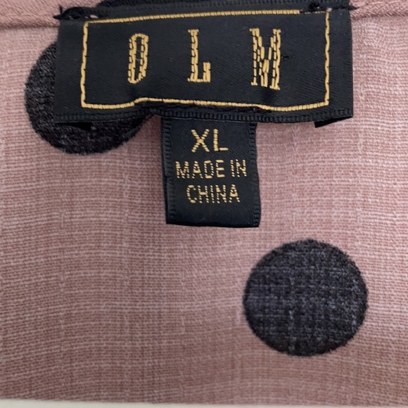 Dusty Rose XL Retro Polkadot top! - Picture 3 of 4